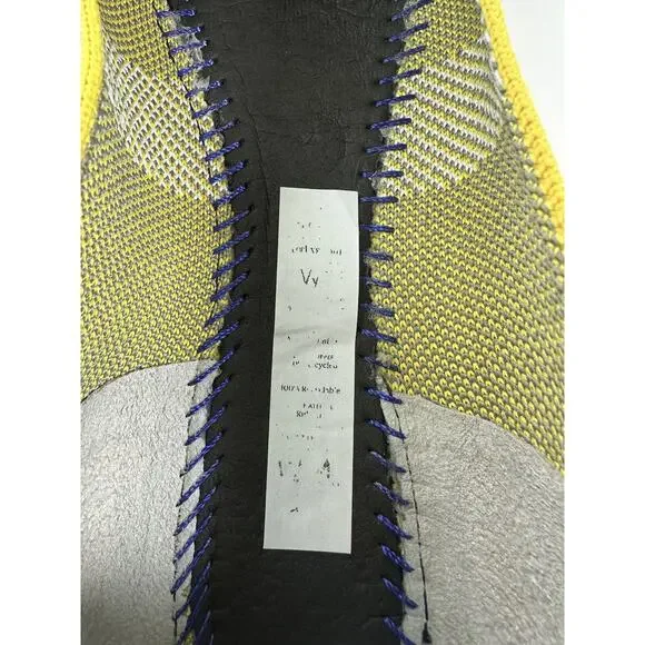 Rothy's Round Toe The Flat Ballet Slip On Knit Shoes Sunshine Yellow Women's 7.5 - Picture 4 of 16